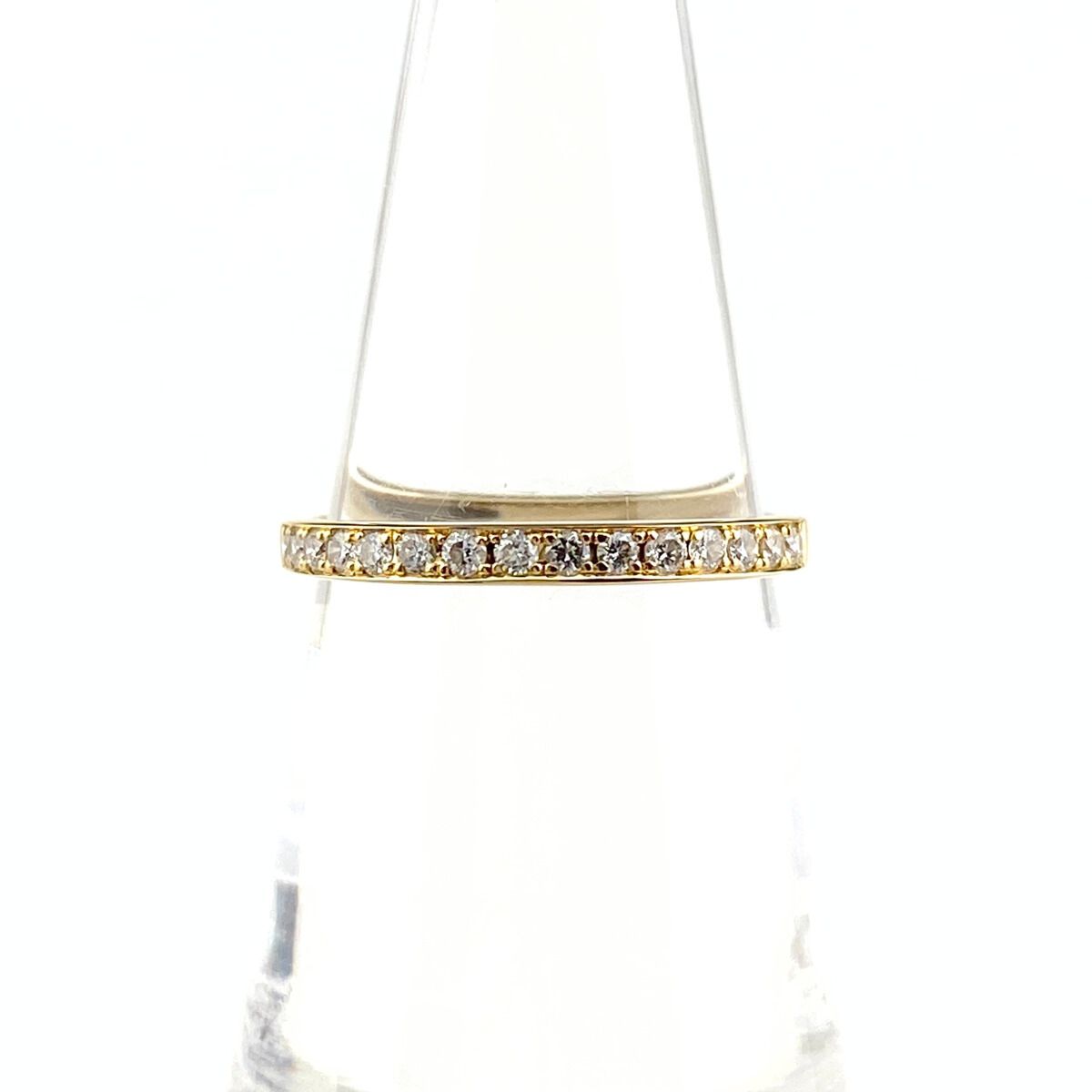 ヴァンドーム青山 VENDOME AOYAMA メレダイヤ デザインリング YG イエローゴールド 指輪 リング 10.5号 K18 ダイヤモンド レディース