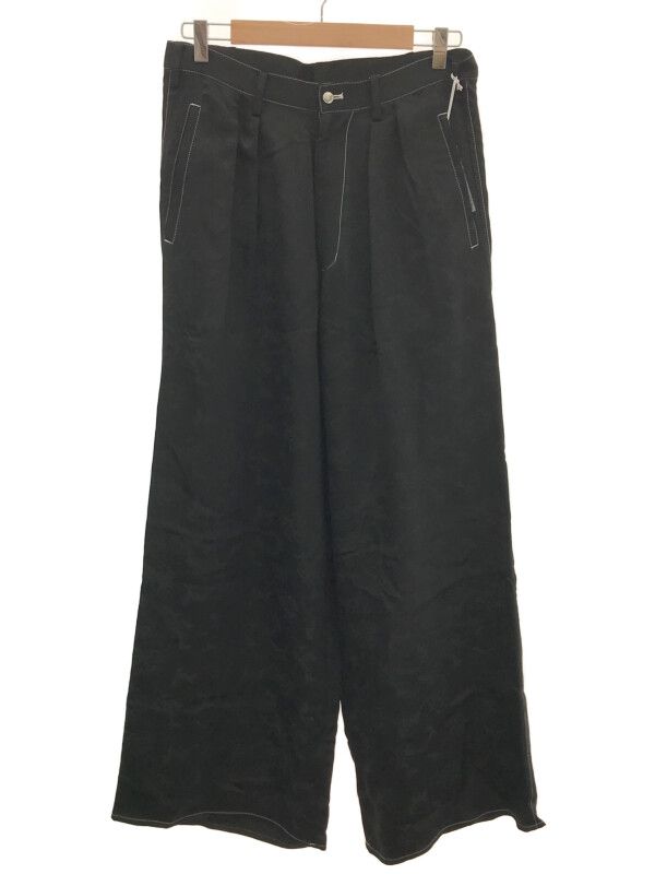sulvam サルバム STITCH WIDE PANTS ジャガードステッチワイドパンツ