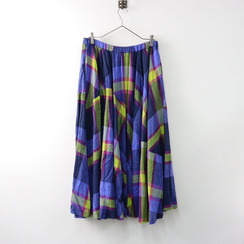 アズノウアズオオラカ サイズ3 どこでも混ぜスカート チェック 大きい