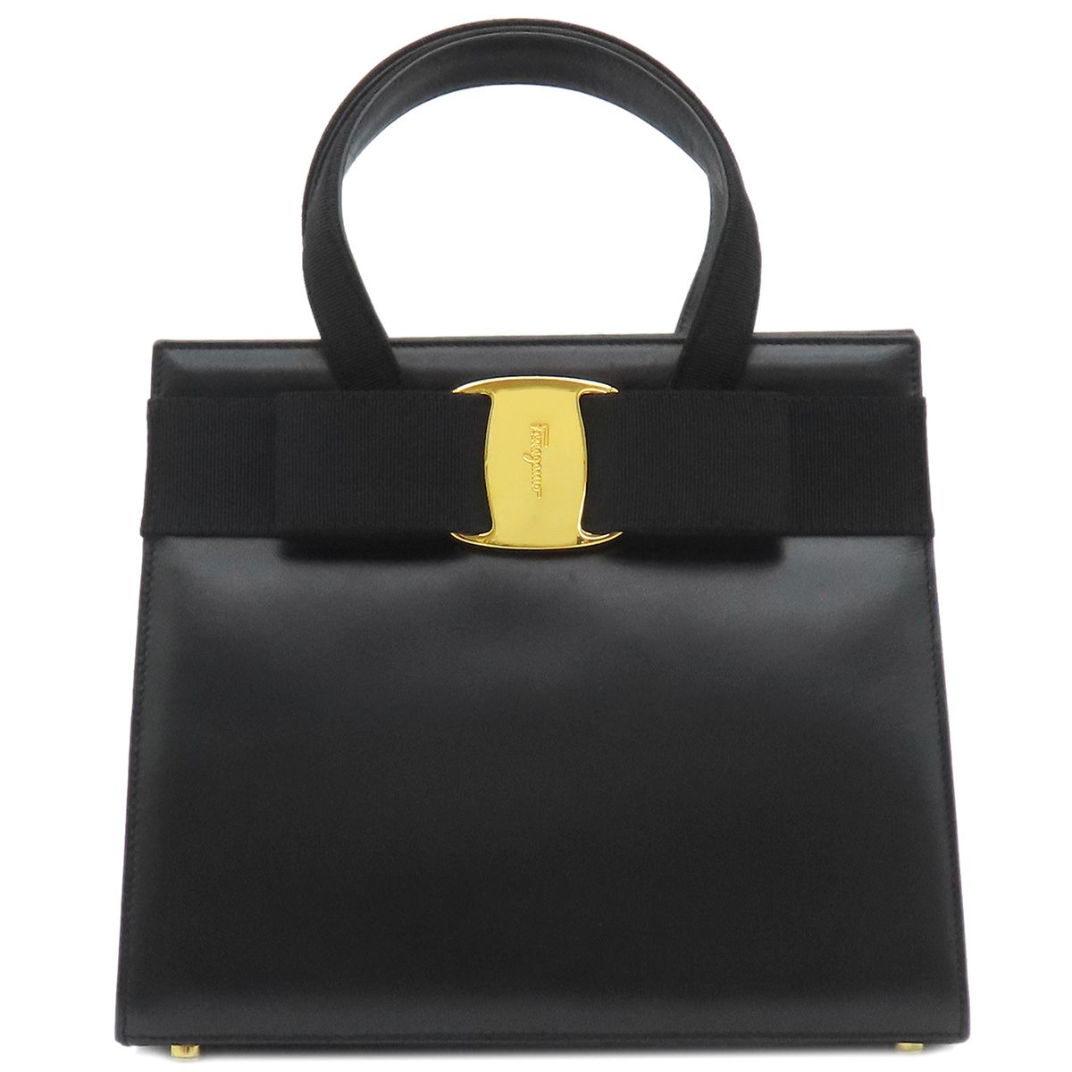 フェラガモ FERRAGAMO 2WAYバッグ ヴァラ リボン レザー
