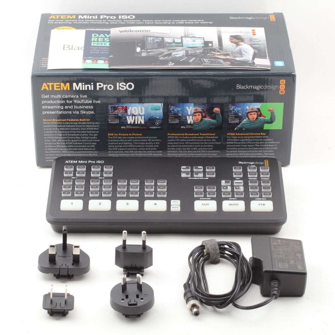 Blackmagic Design ATEM Mini Pro ISOS WATEMMINIBPRISO