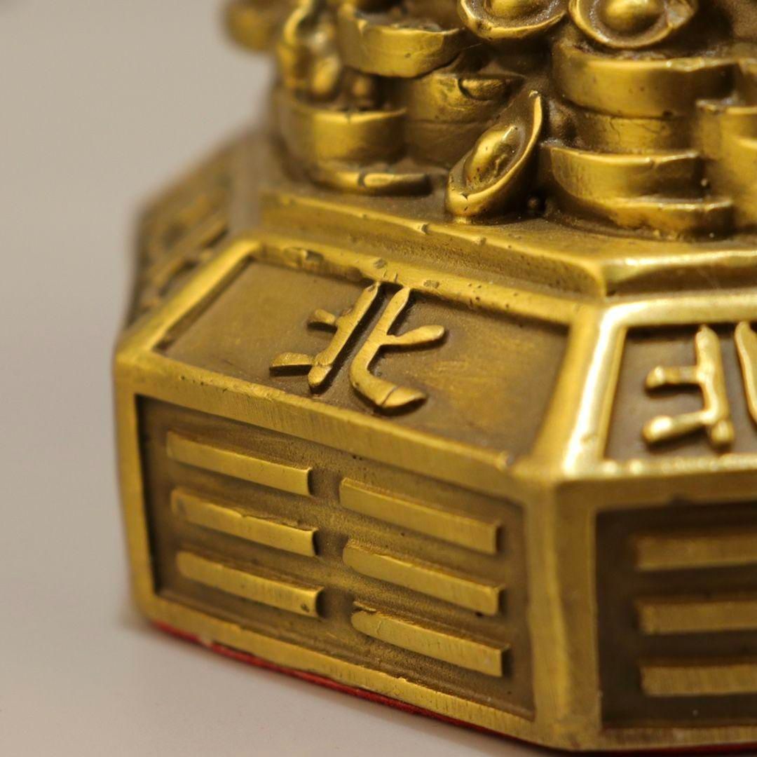 銅器 八卦麒麟振り子陣 運財麒麟 陣福禄麒麟 風水 家住宅 工芸