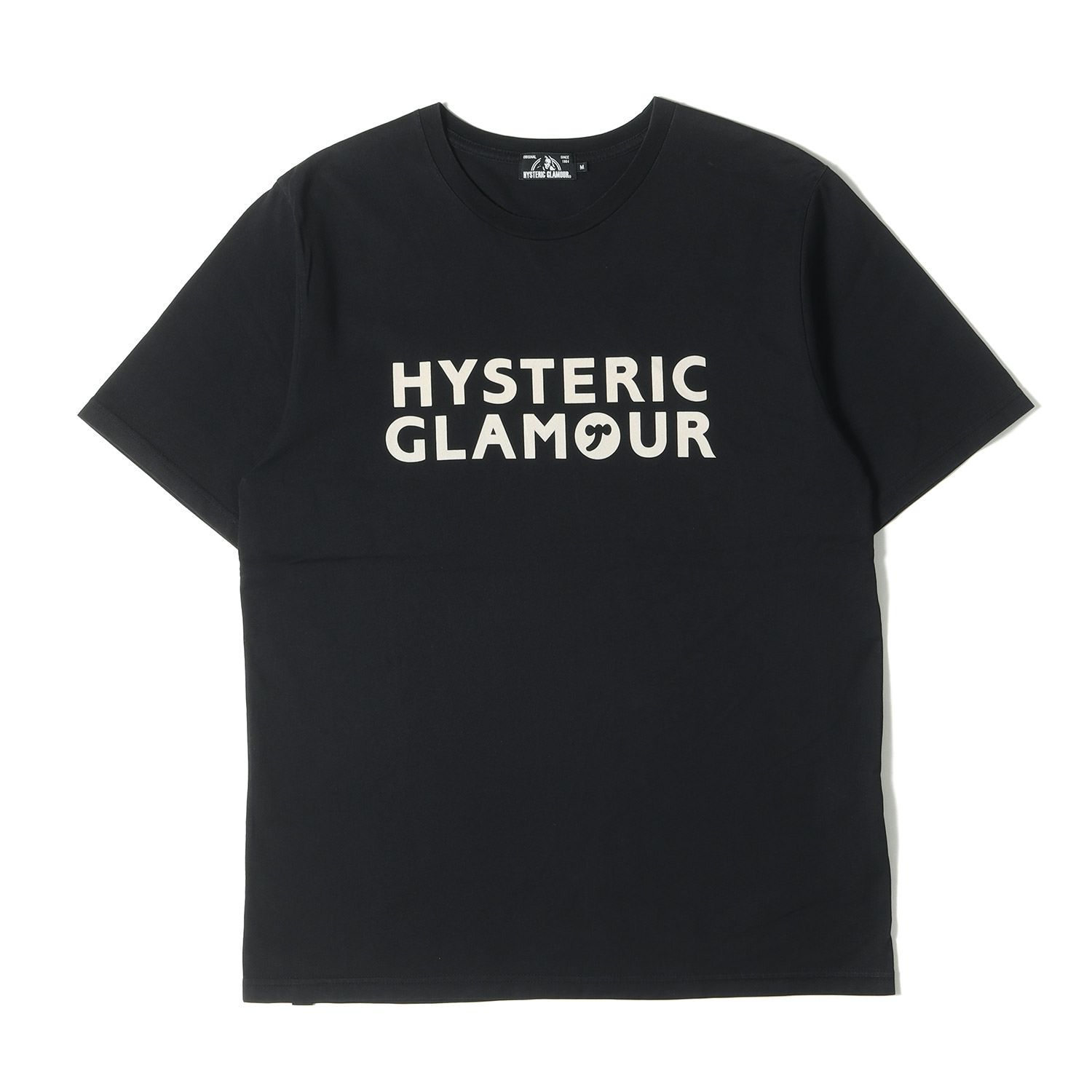 HYSTERIC GLAMOUR ヒステリックグラマー Tシャツ サイズ:M HYS SYMBOL ロゴ クルーネックTシャツ ブラック 黒 トップス カットソー 半袖【メンズ】
