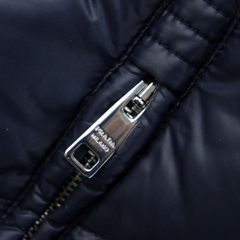 プラダ PRADA ダウンジャケット 三角プレート トライアングルロゴ