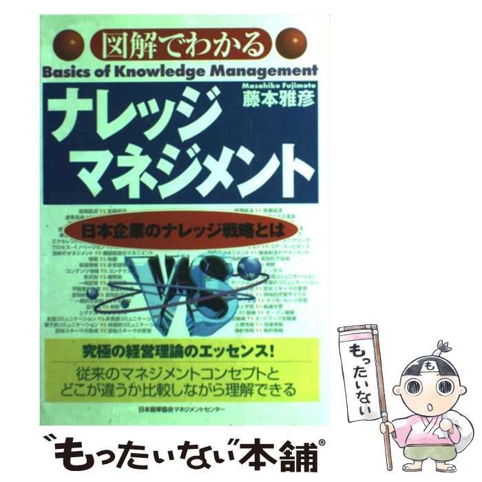 【中古】 図解でわかるナレッジマネジメント / 藤本 雅彦 / 日本能率協会マネジメントセンター