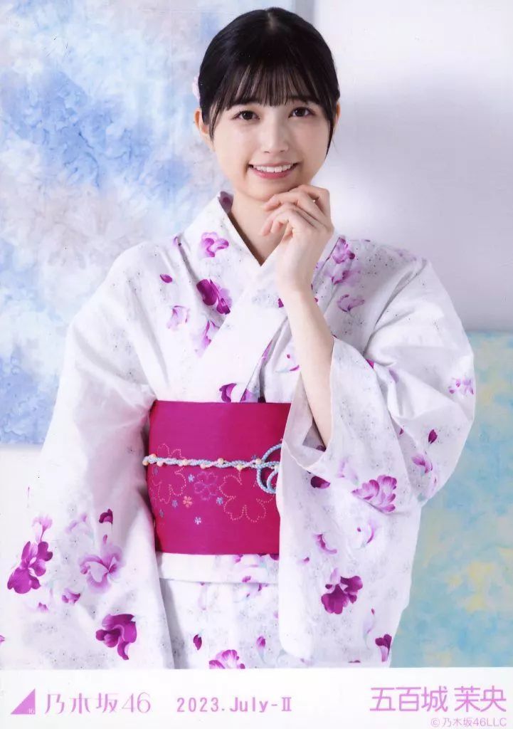 中古】生写真(乃木坂46) 五百城茉央/上半身・浴衣/「乃木坂46
