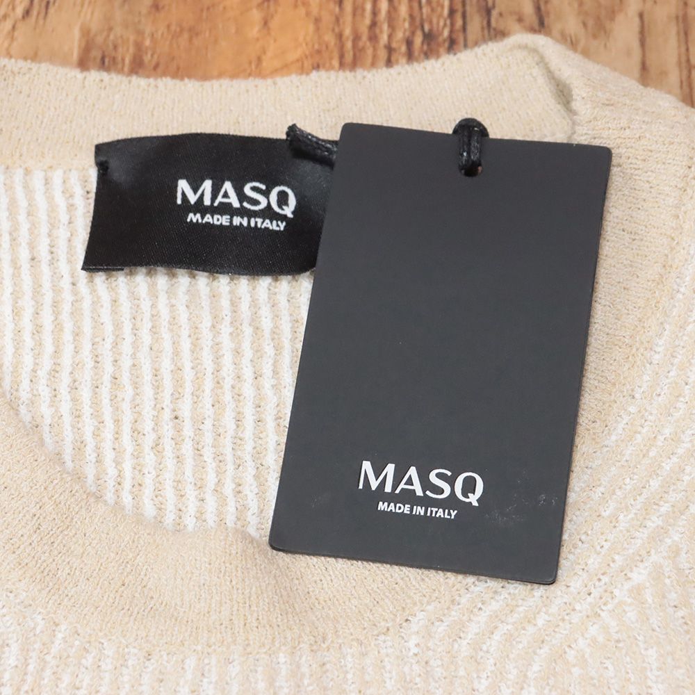 25春夏/MASQ/50サイズ/パイル調サマーニット M5425-3601