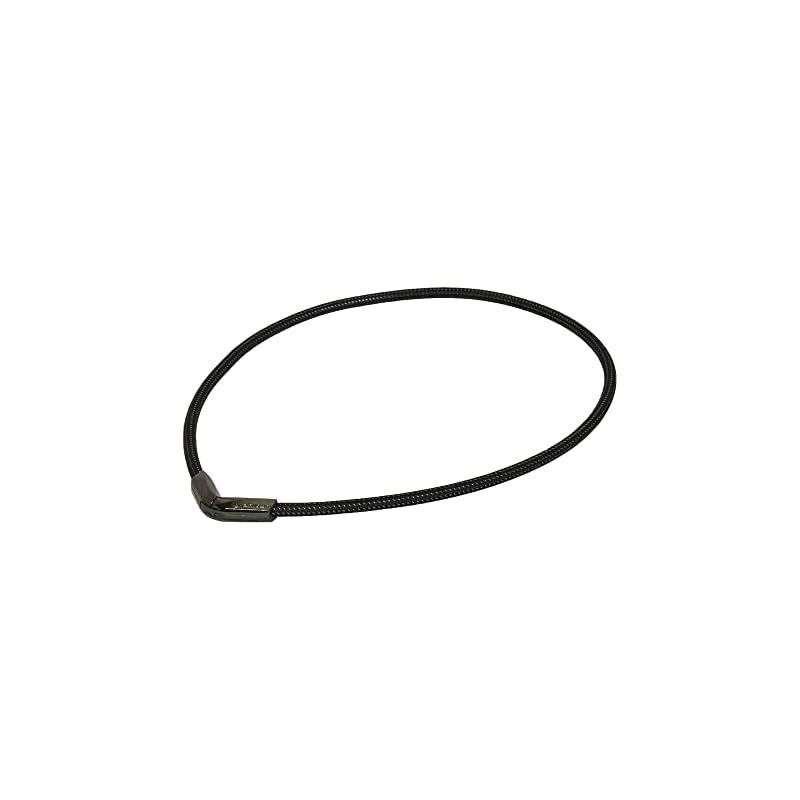 ファイテン(phiten) ネックレス RAKUWAネックX50 Vタイプ メタリックブラック 50cm 0