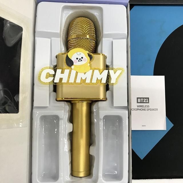 ワイヤレスマイク スピーカー CHIMMY BT21 - メルカリ BT21 ワイヤレスマイクCHIMMY