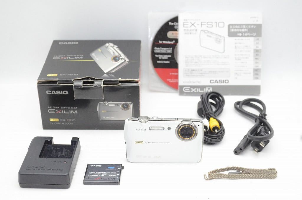 良品 CASIO カシオ HIGH SPEED EXILIM EX-FS10 コンパクトデジタル