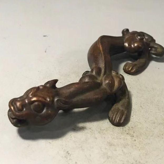 銅 細工 山海経神竜 茶道具 装飾品 工芸品 置物 銅 細工 山海経神竜 茶道具 装飾品 工芸品 置物 銅 細工 山海経