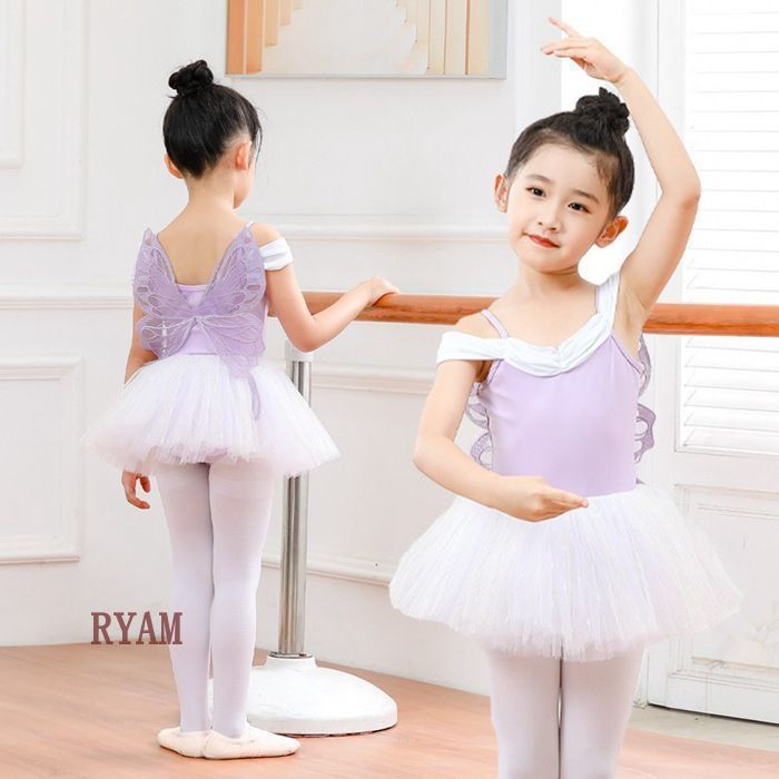 新品未使用☆チャコット☆Kids☆スカート付レオタード☆ブラック