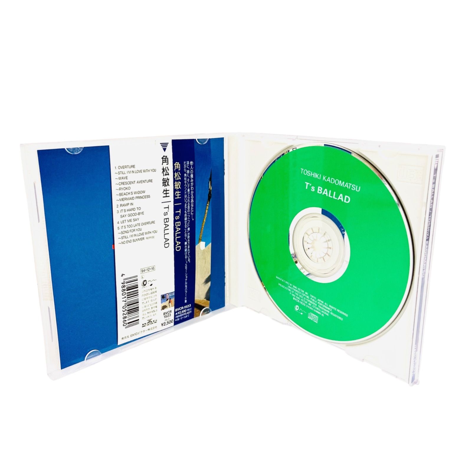 F07286 CD T's BALLAD / TOSHIKI KADOMATSU 角松敏生 RAMP IN
