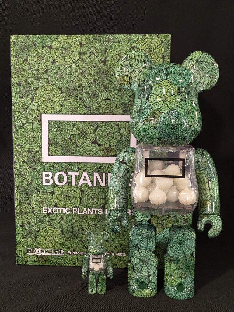 MEDICOMTOY BE@RBRICK BOTANIZE EXOTIC PLANTS LOVERS Euphorbia obesa