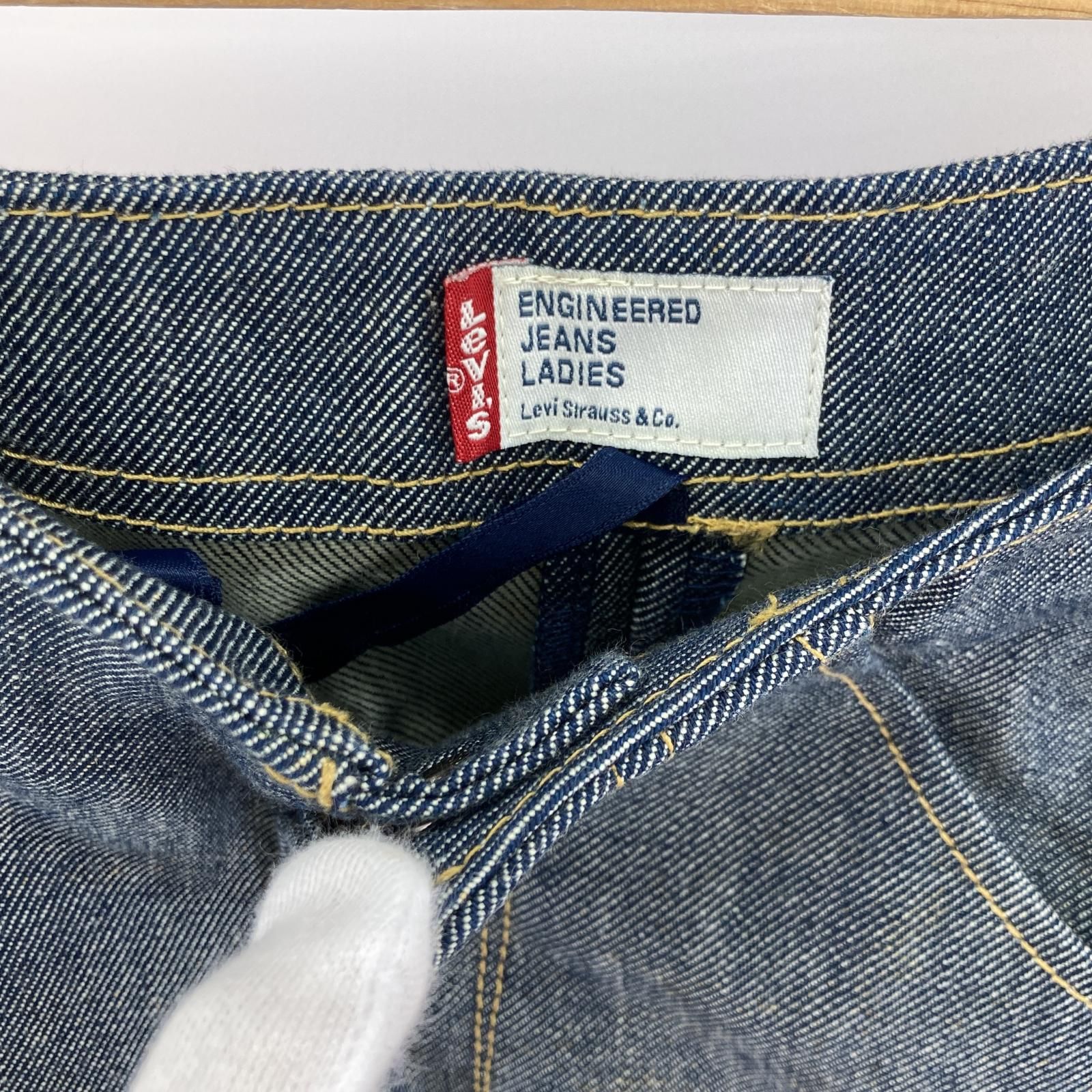 Levi's Engineered Jeans 00006-08 デニムスカート sizeW28&frasl;ネイビー