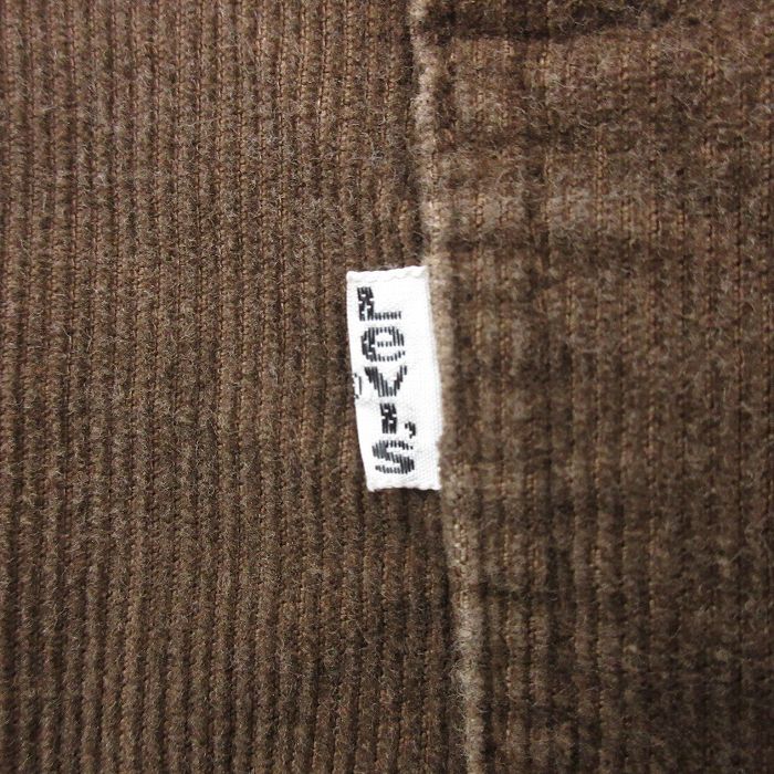 W 34 古着 リーバイス Levis 519 コーデュロイ パンツ メンズ 80 s タロン 濃茶 ブラウン 25 oct 15 ボトムス ロング