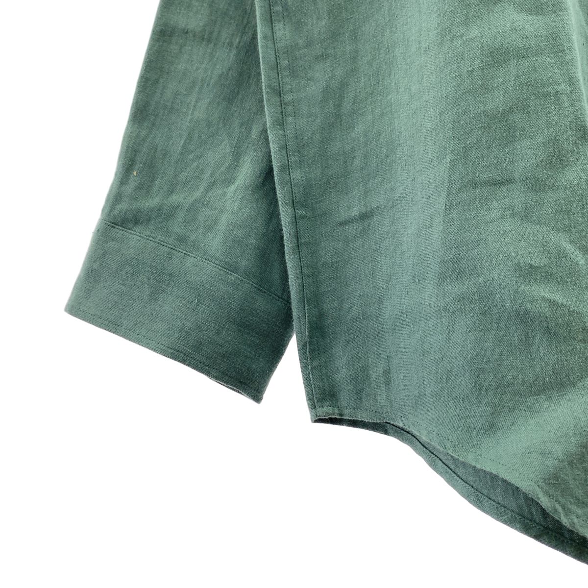 Madison Blue マダムシャツ グリーン 02 MADISON BLUE / マディソンブルー | HAMPTON LINEN SHIRT