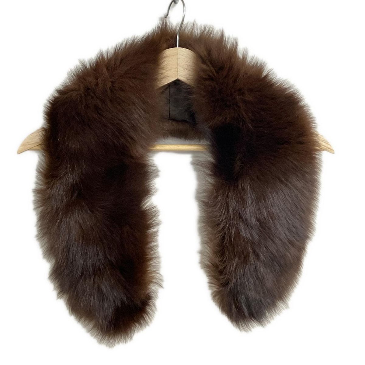 SAGA FOX サガフォックス マフラー - ダークブラウン ティペット フォックス