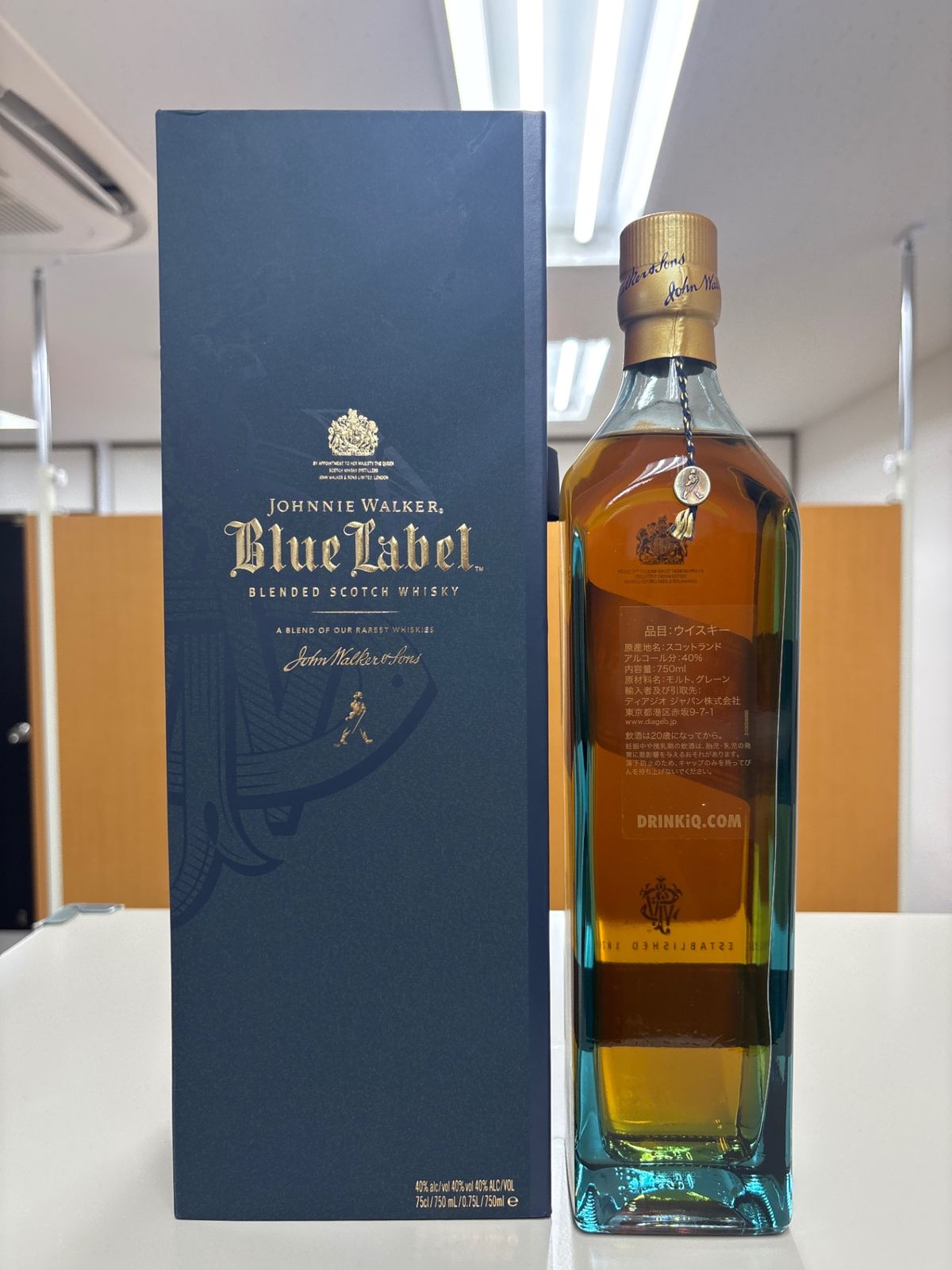 1円~JOHNNIE WALKER（ジョニーウォーカー）ブルーラベル 40％ 750ml