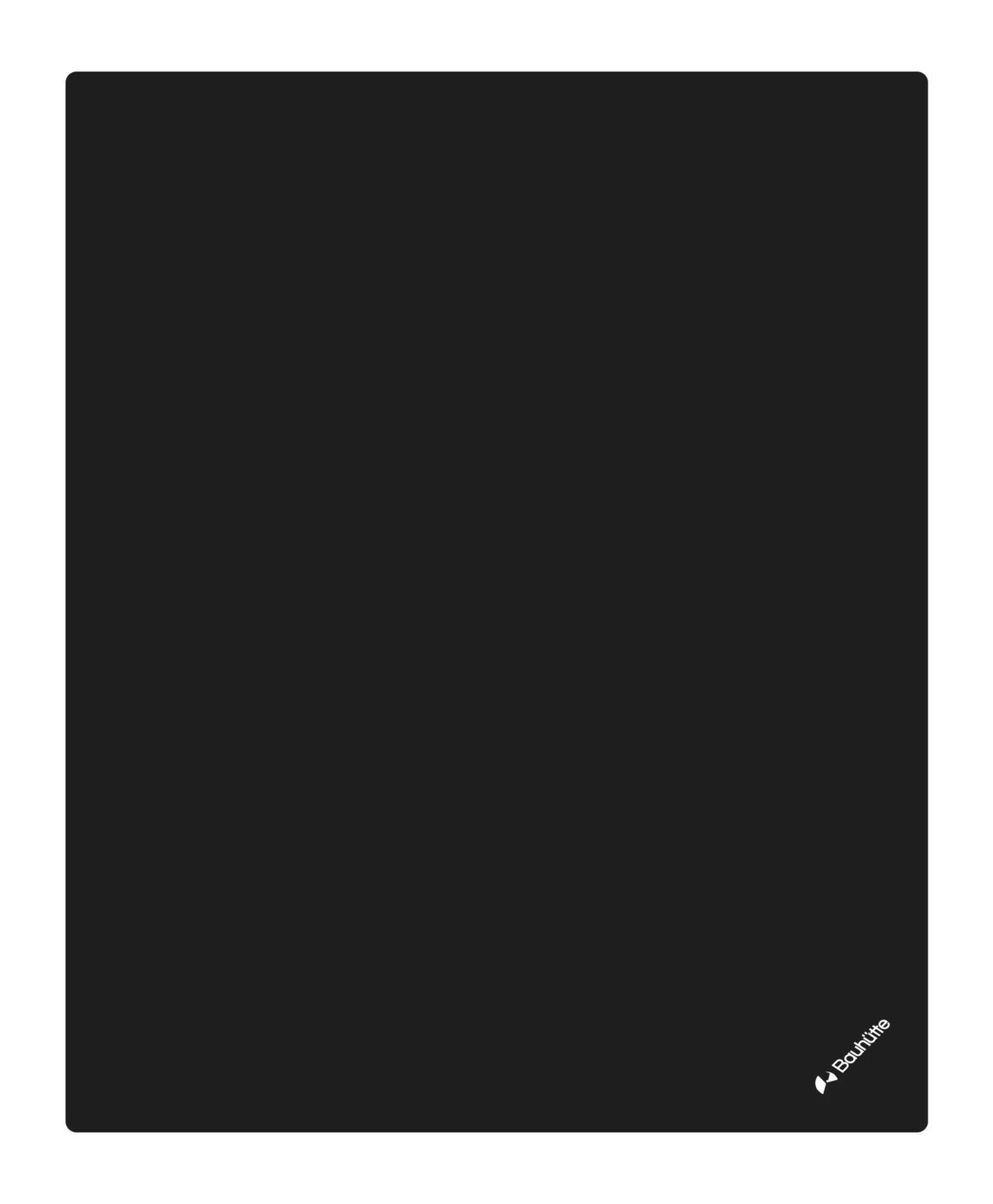 人気商品 バウヒュッテ デスクごとチェアマット カーペット ゲーミング 特大サイズ 160 × 130 cm Bauhutte 厚さ 1.5mm ブラック BCM-160BK
