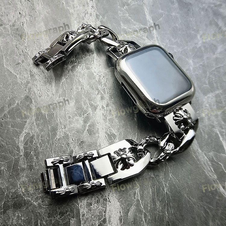 アップルウォッチ カバー＆バンド 41mm シルバー セット - メルカリ