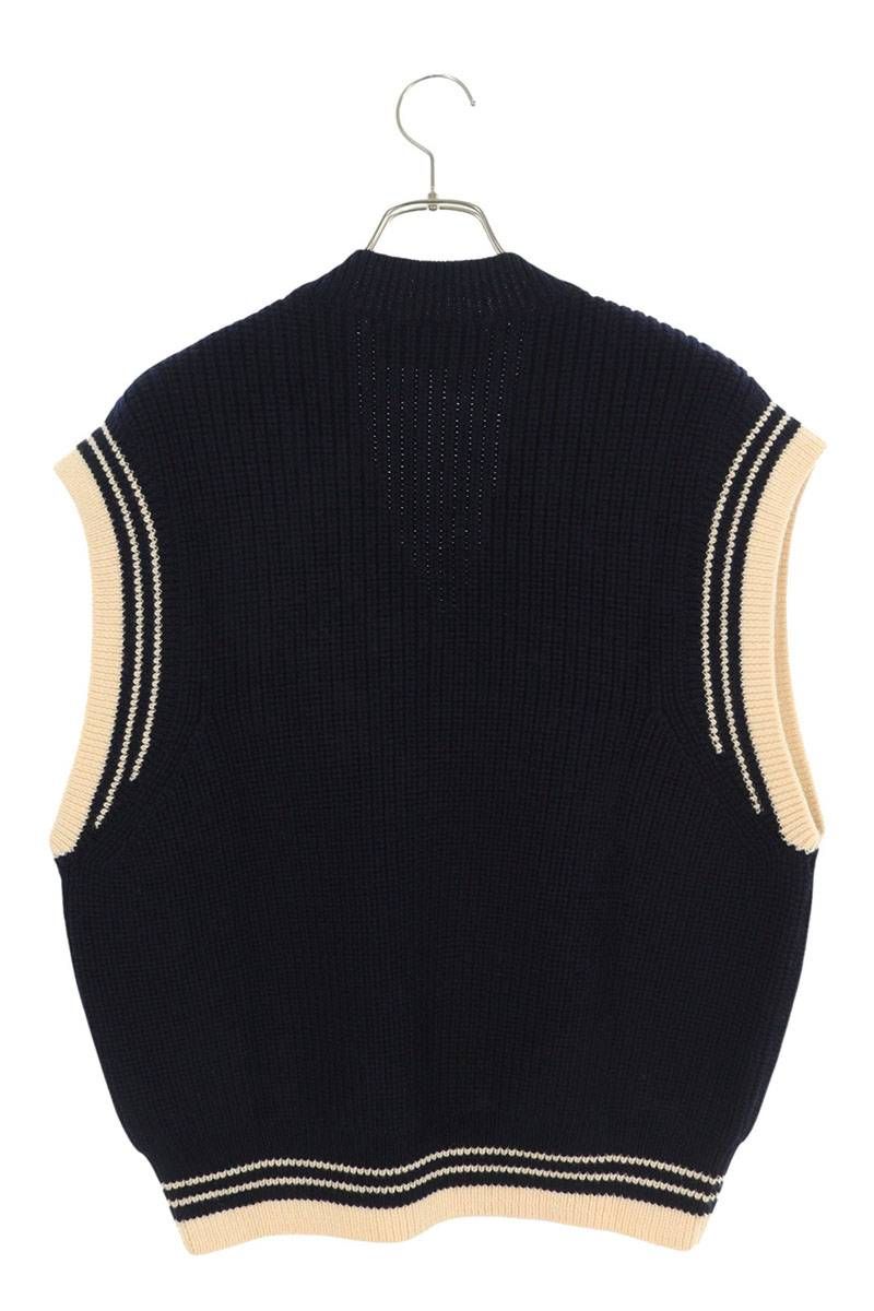 アミアレクサンドルマテュッシ 25SS UKS768 ハートA刺繍チルデンベスト  