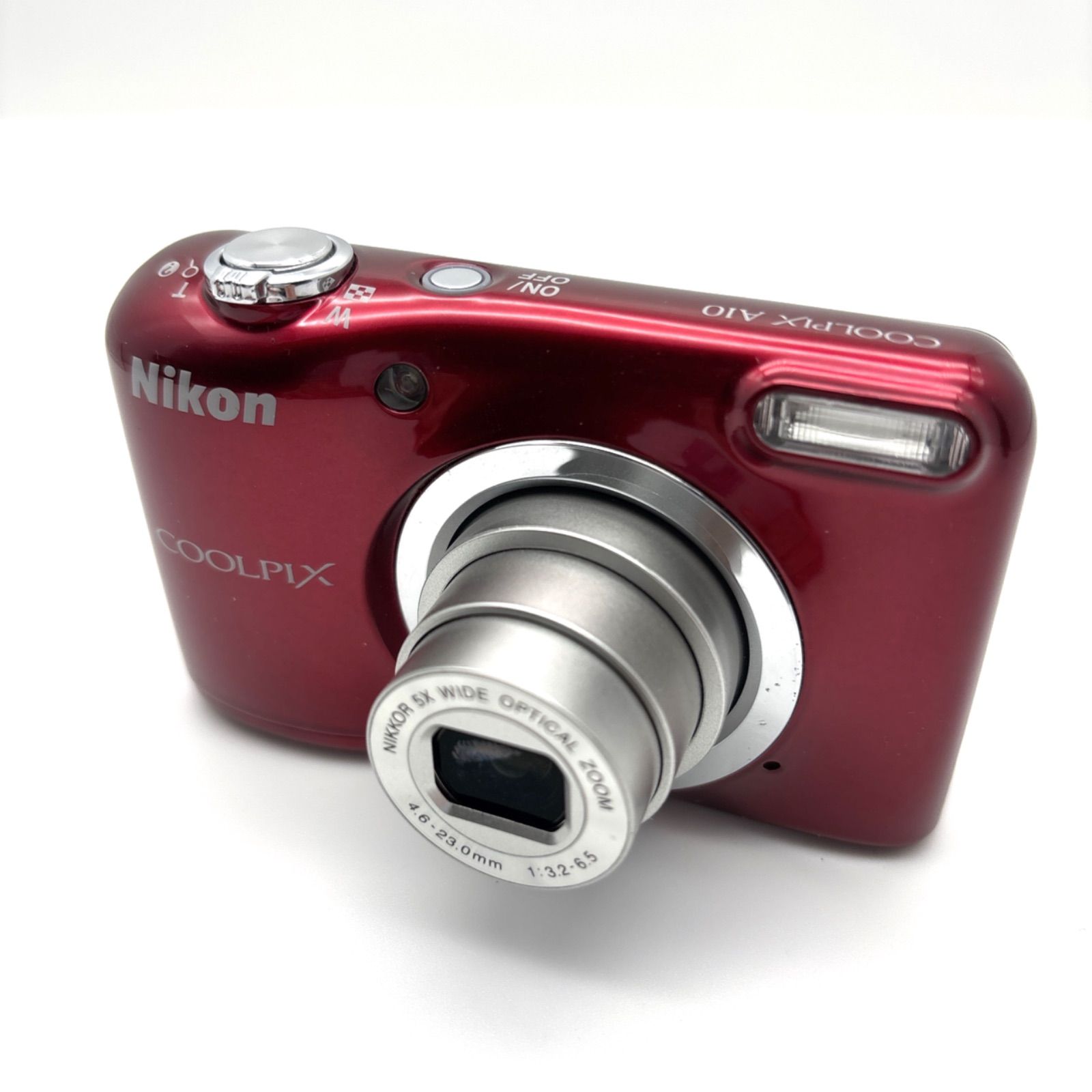 完動品】Nicon ニコン COOLPIX クールピクス A10 レッド コンパクト