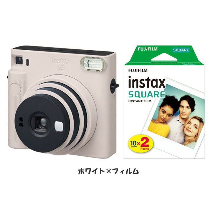 ★美品!!☆FUJIFILM フジフイルム 富士 instax インスタックス 500AF 95mm 0.6m～∞ AUTO FOCUS インスタントカメラ☆★ FUJIFILM instax mini 25 ホワイト