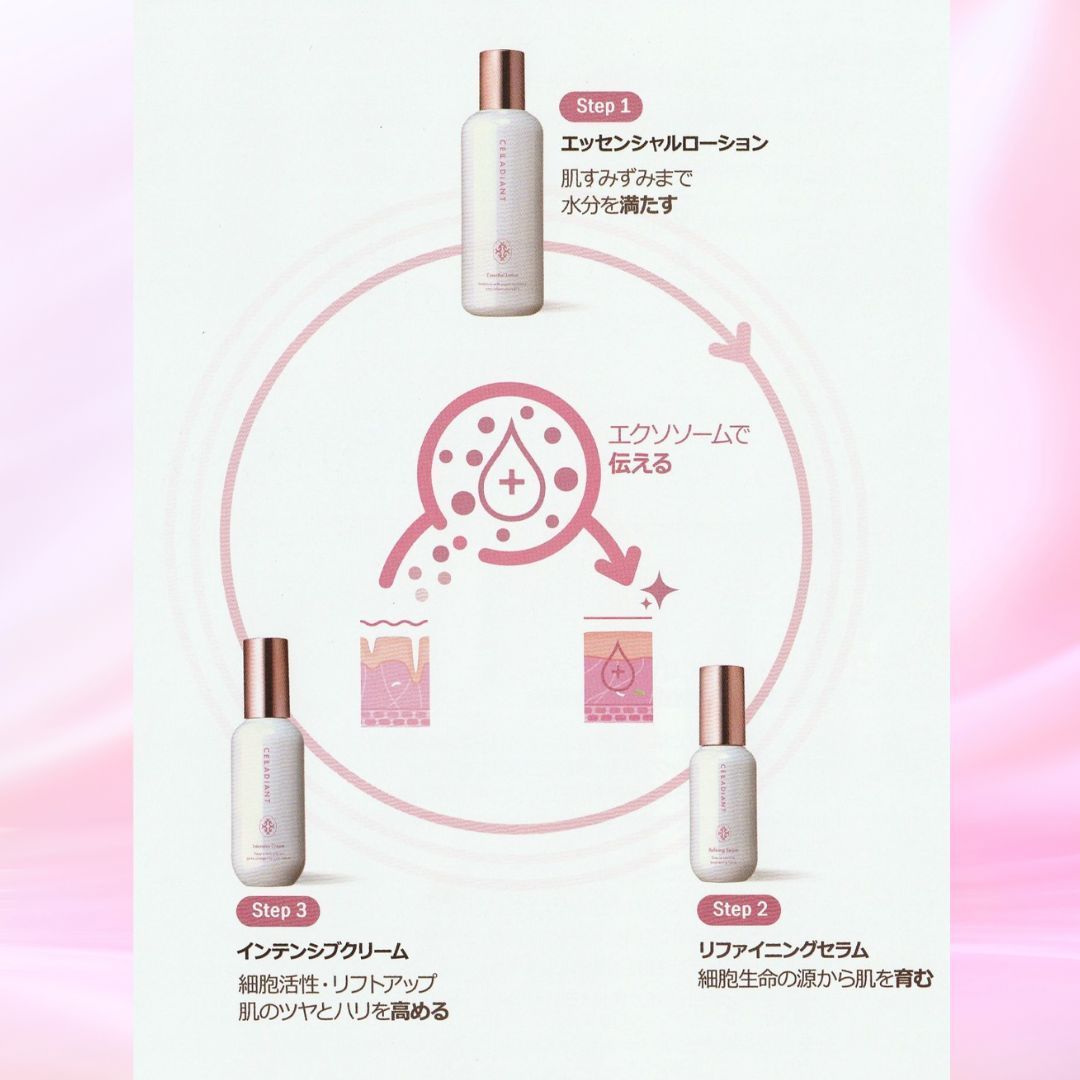 公式】セラディアント CELLADIANT 基礎化粧 化粧水 美容液 乳液 箱あり