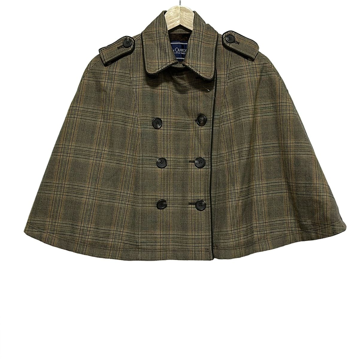 ロイスクレヨン　ポンチョ Lois CRAYON チェック ポンチョ ロイスクレヨン ファー サイズM ロイス