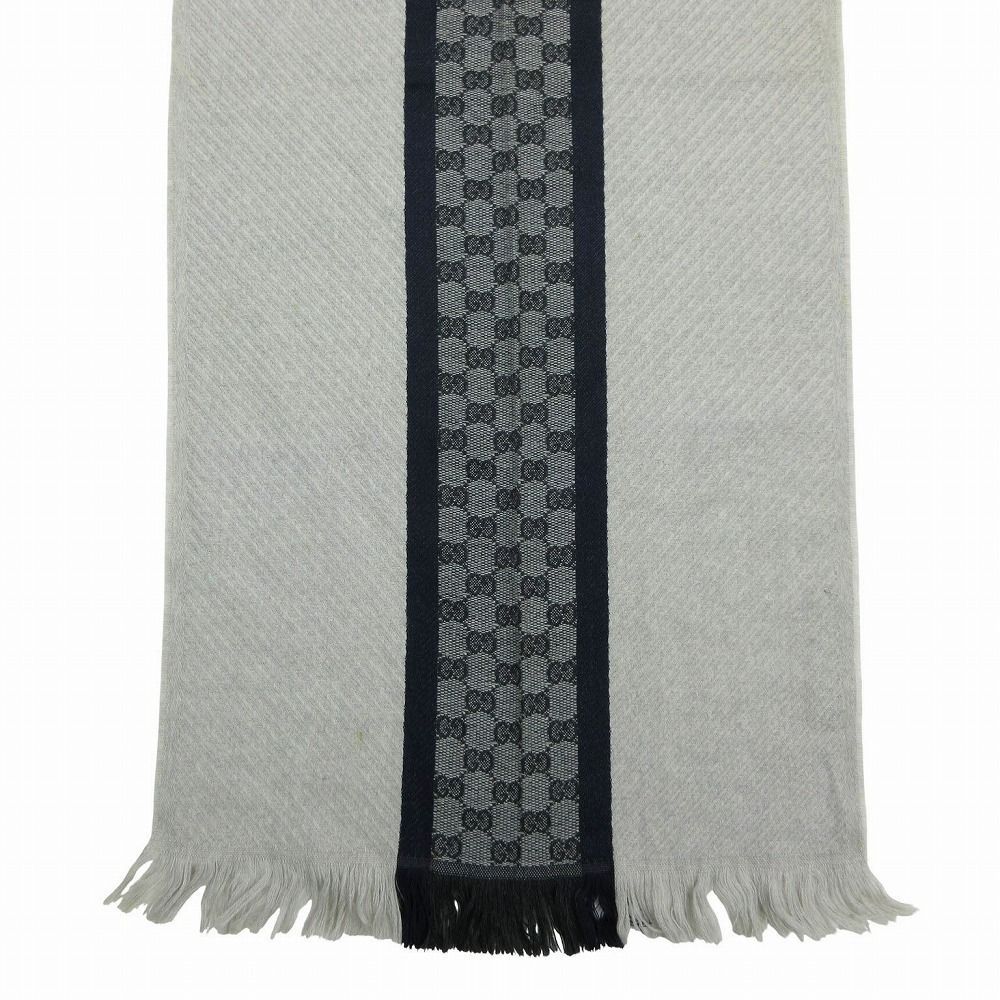 2508-84｜美品｜サルヴァトーレフェラガモ スカーフ ネイビー