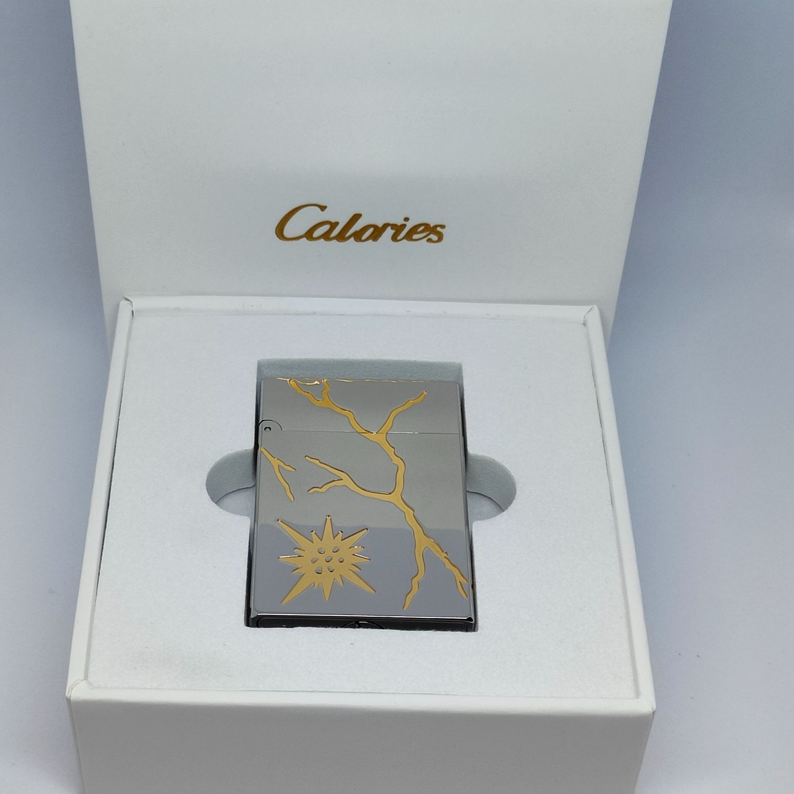 Caloriesオイルライター「稲光のスタイル」H02 快音ライター デュポン 