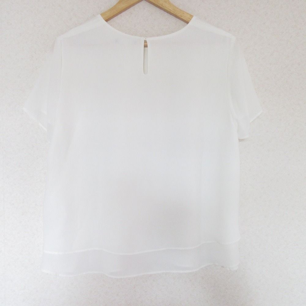 新品未使用】Theory LUXE Elida ホワイト 40 長袖 ブラウス Theory