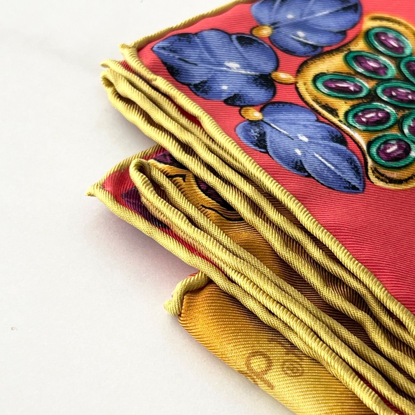 ほぼ未使用☆ カルティエ Cartier スカーフ カレ 象 エレファント