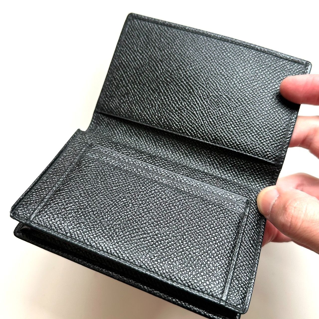 ★BVLGARI　名刺入れ　未使用　ブラック★ BVLGARI ブルガリ 名刺入れ ブラック メンズ レディース 30420