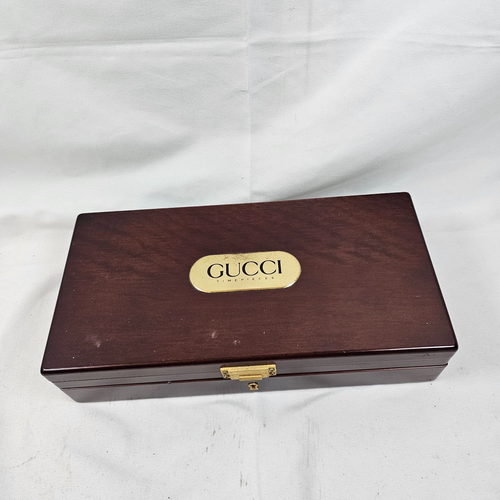 【激レア】GUCCI グッチ ジュエリーボックス 木製 鍵付き ヴィンテージ 激レア】GUCCI グッチ ジュエリーボックス 木製 鍵付き