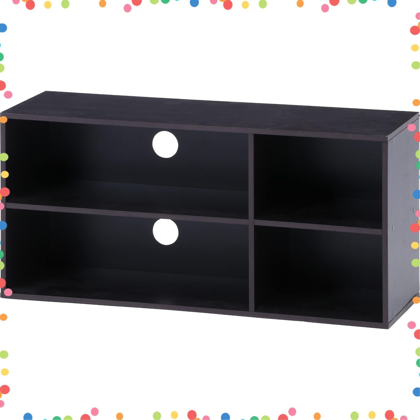 【人気商品】不二貿易 リビング収納 TVラック 幅89cm・32型テレビ対応 ダークブラウン テレビ台 テレビボード 84575