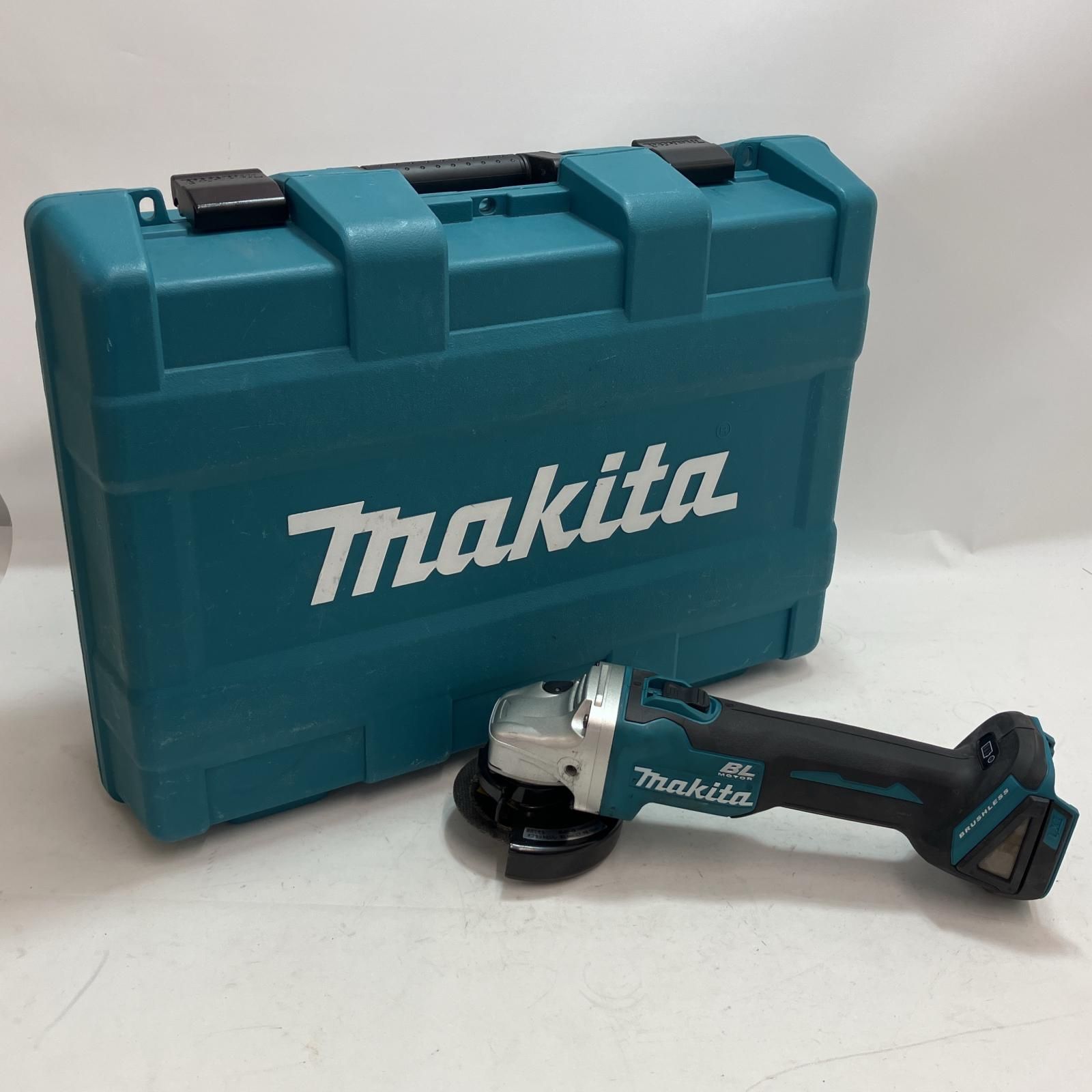 MAKITA マキタ ディスクグラインダー GA404DN ブルー 充電器 充電池1個 ケース付 18v 100mm