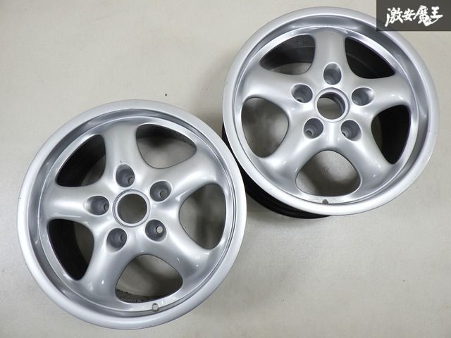 【良品】ポルシェ純正 993 911 カレラ リア ホイール 17インチ 9J +70 5穴 PCD130 空冷 99336212801 スペア 予備  棚1H12