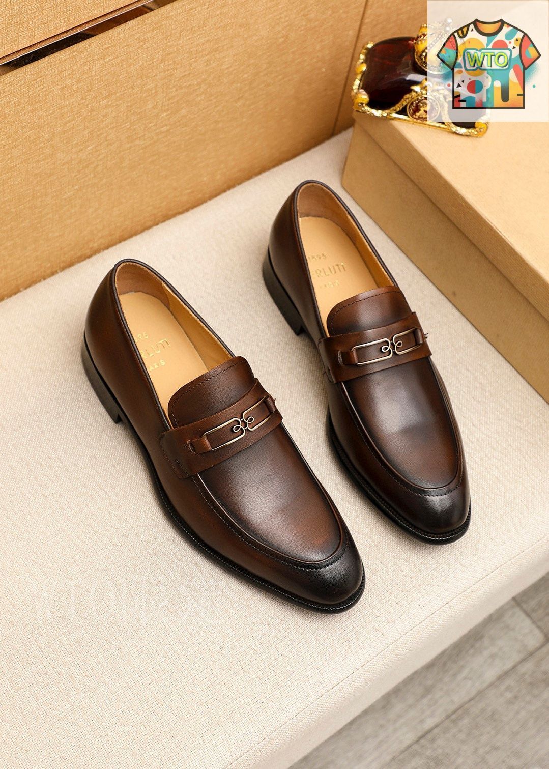 【Zuuu】Berluti 革靴（茶色）26cm(7 1/2) Zuuu】Berluti 革靴（茶色）26cm(7 1/2) Berluti 革靴（茶色）26cm(7 1/2)