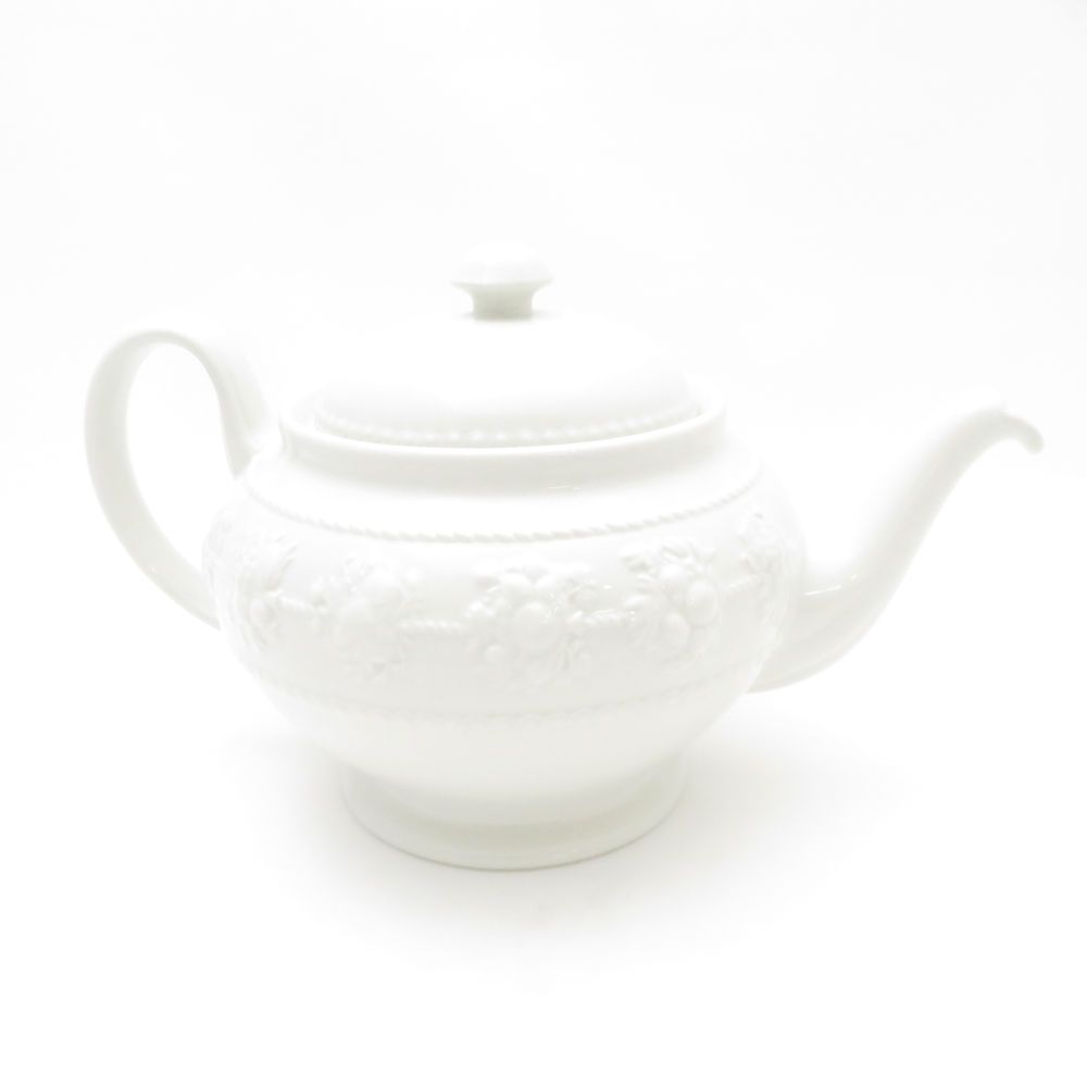 ウェッジウッド フェスティビティ アイボリー ティーポット 茶器