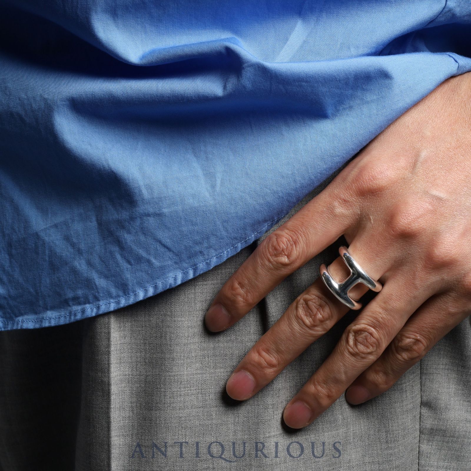 エルメス リング オスモズ GM SV925 #57 箱 24年刻 - メルカリ