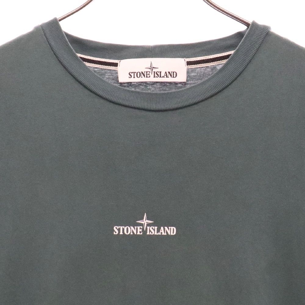 STONE ISLAND (ストーンアイランド) バックロゴプリント半袖T