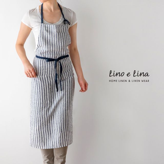 Lino e Lina リーノ エ リーナ フルエプロン マノン アンストン