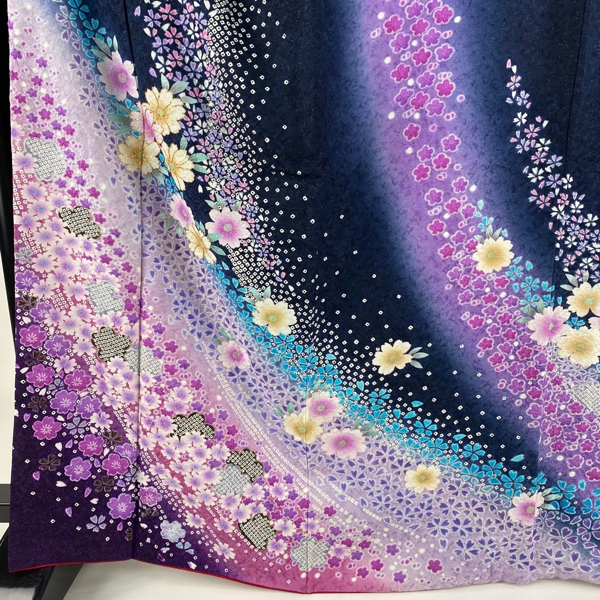 人間国宝 山内一生「水芭蕉」小原和紙工芸 落款有り 色紙大