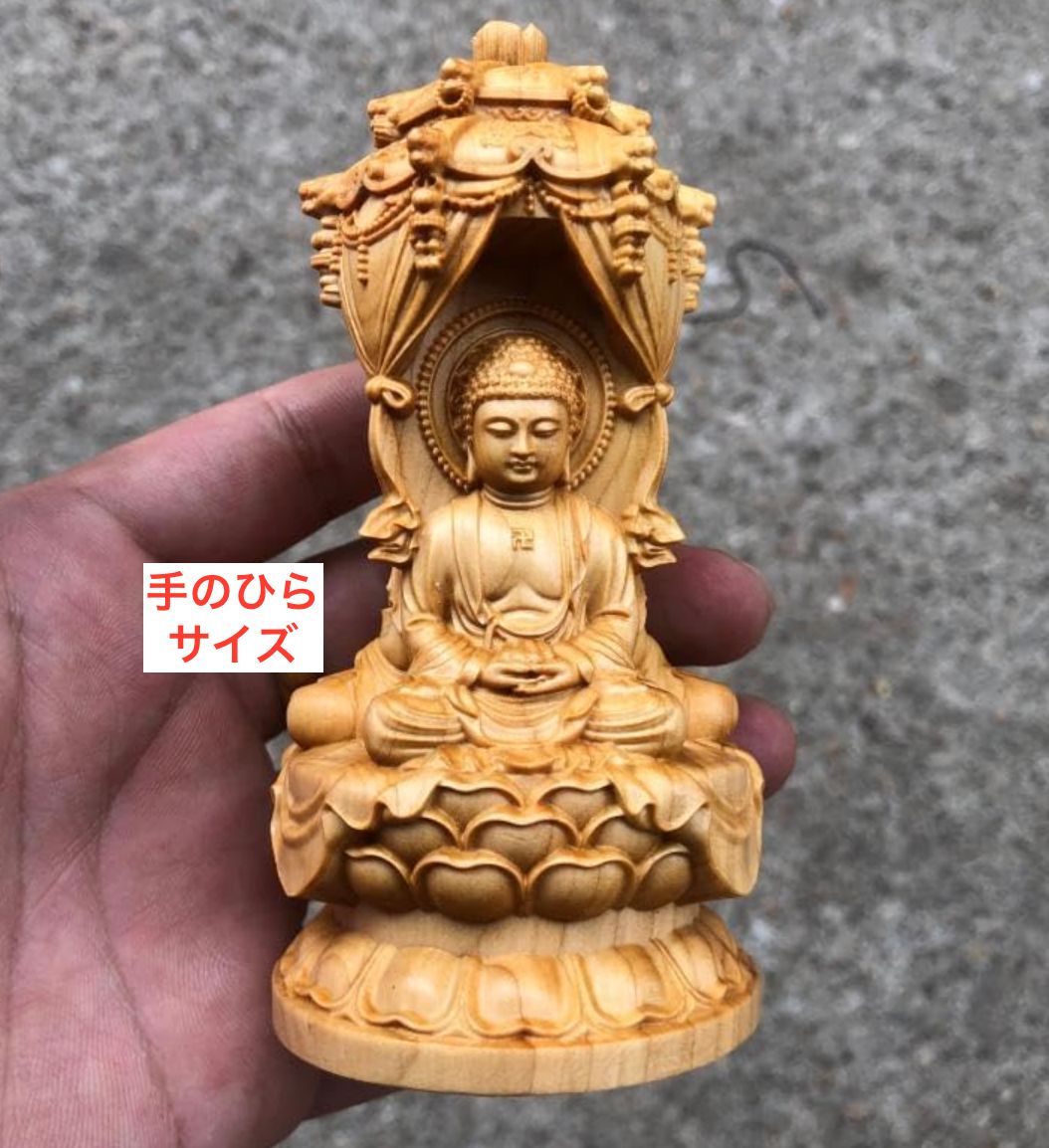 【修縁堂】最高級 木彫仏像 阿弥陀三尊 観音菩薩 阿弥陀如来 勢至菩薩 立像 木彫り 阿弥陀三尊 【 阿弥陀如来 観音菩薩 勢至菩薩 】 天然 崖