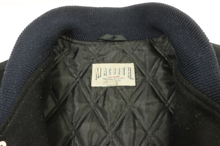 MACBETH スタジャン ブラック 中古・古着通販】MACBETH (マクベス