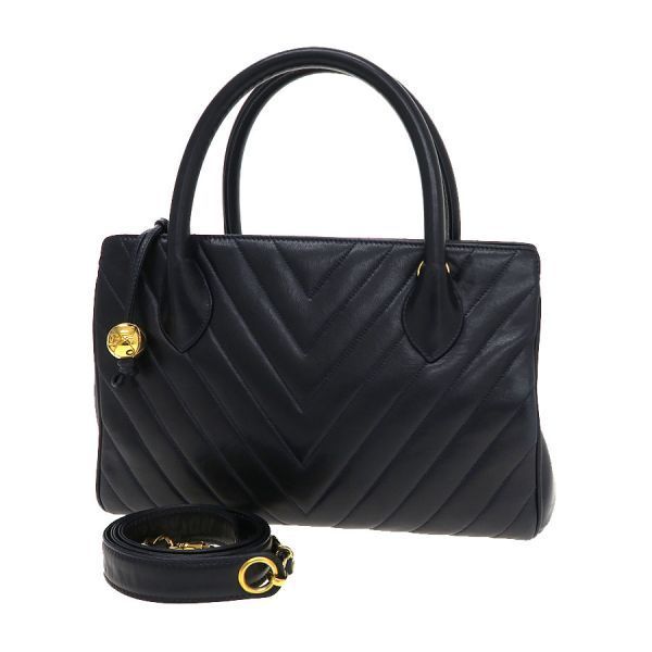 シャネル シェブロン･2WAYハンド Bランク