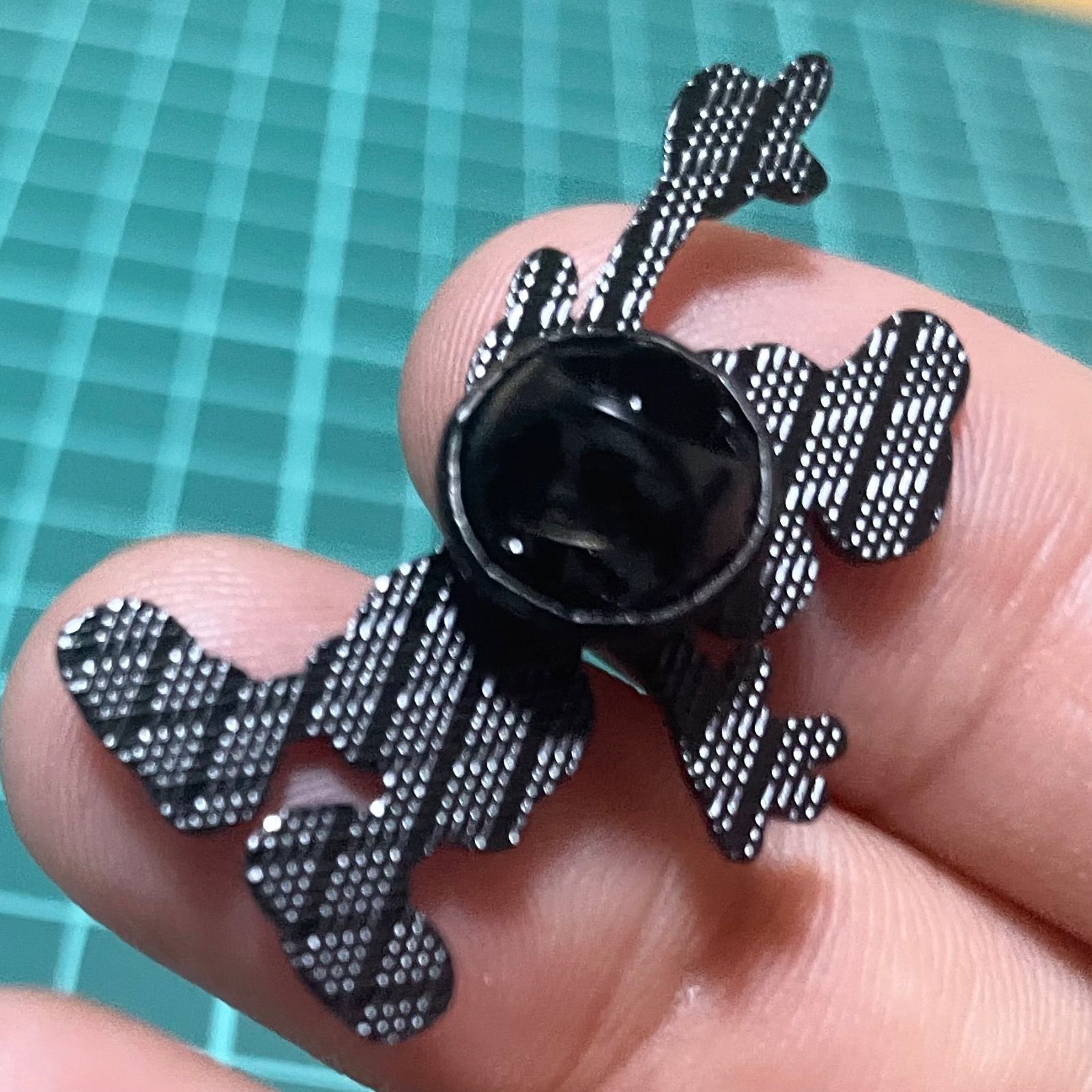 425 ピンバッジ 初代 ミッキーマウス モノクロ アンティーク ブローチ