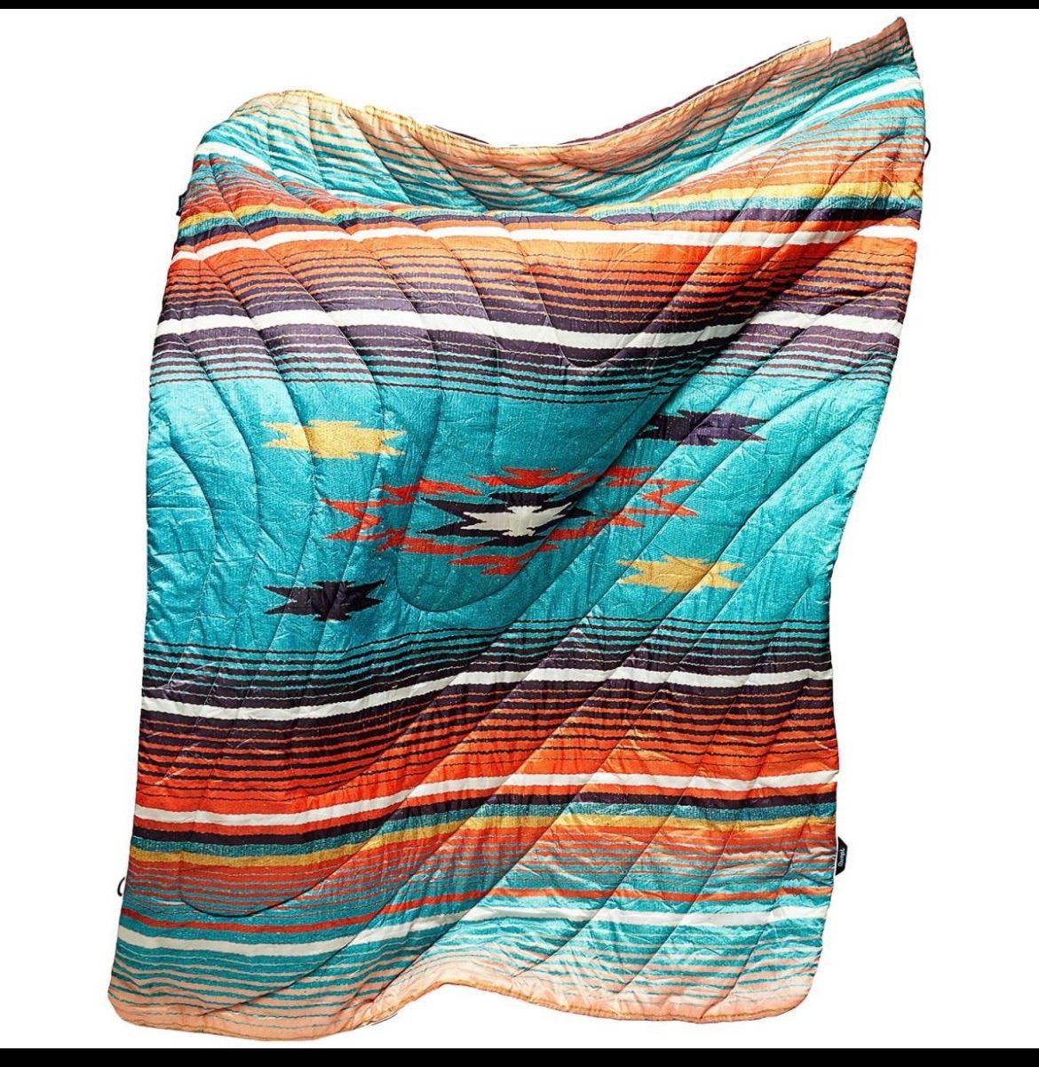 RUMPL ランプル☆The Original Printed Puffy Blanket 1-Person Black